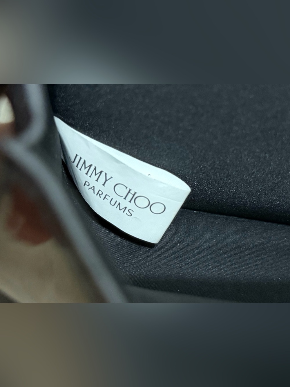 NEW Jimmy Choo Black Patent Leather Chain Strap Crossbody Bag Parfums NEW RARE - Picture 6 of 7